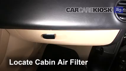 2013 Lancia Delta Oro 1.9L 4 Cyl. Turbo Diesel Filtre à air (intérieur) Changement